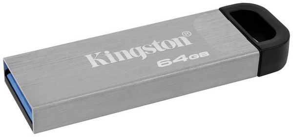 Produktbild: Kingston DataTraveler Kyson USB-Stick Retail 64GB Silber DTKN/64GB USB-A (USB 3.2 Gen 1)