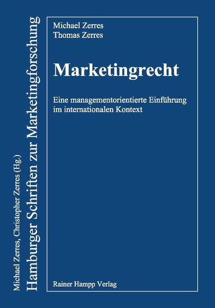 Produktbild: Marketingrecht