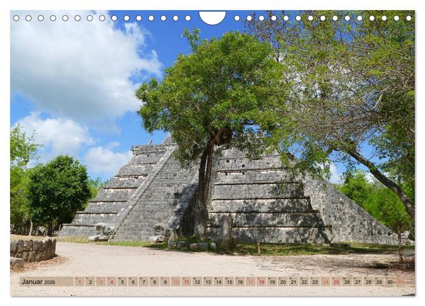 Produktbild: Geheimnisvolle Orte Yucat&aacute;n (Wandkalender 2026 DIN A4 quer), CALVENDO Monatskalender