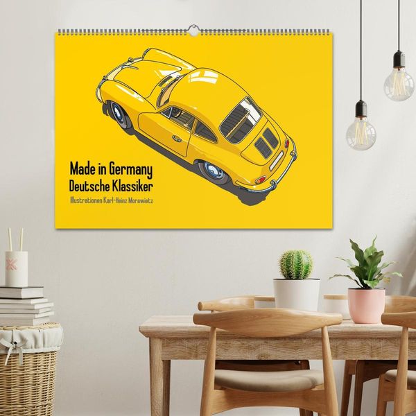 Produktbild: Made in Germany - Illustrationen deutscher Oldtimer (Wandkalender 2026 DIN A2 quer), CALVENDO Monatskalender