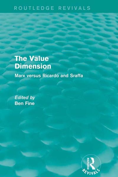 Produktbild: The Value Dimension (Routledge Revivals)