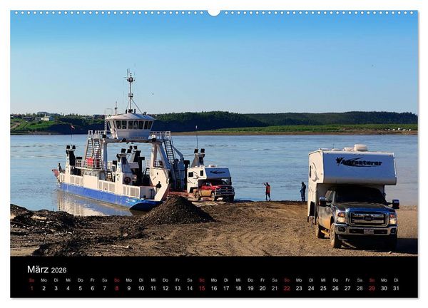 Produktbild: KANADA - Mit Campmobil quer durch (hochwertiger Premium Wandkalender 2026 DIN A2 quer), Kunstdruck in Hochglanz