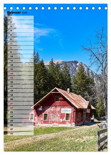 Produktbild: S&uuml;d-Tirol Terminplaner (Tischkalender 2026 DIN A5 hoch), CALVENDO Monatskalender
