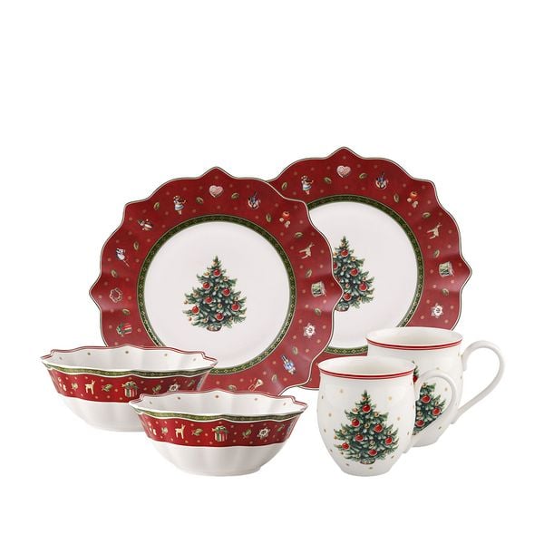 Villeroy & Boch Toy's Delight Breakfast for 2 rot, Set 6tlg.