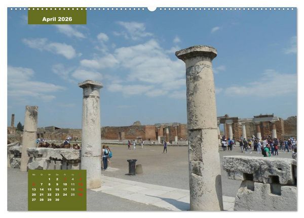 Produktbild: Pompeji-Kalender (hochwertiger Premium Wandkalender 2026 DIN A2 quer), Kunstdruck in Hochglanz