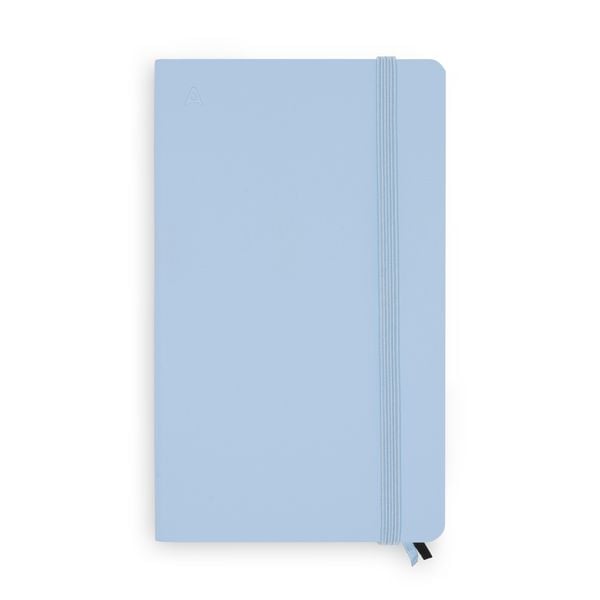Produktbild: Notizbuch A6 Softcover French Blue Blanko, 128 Seiten