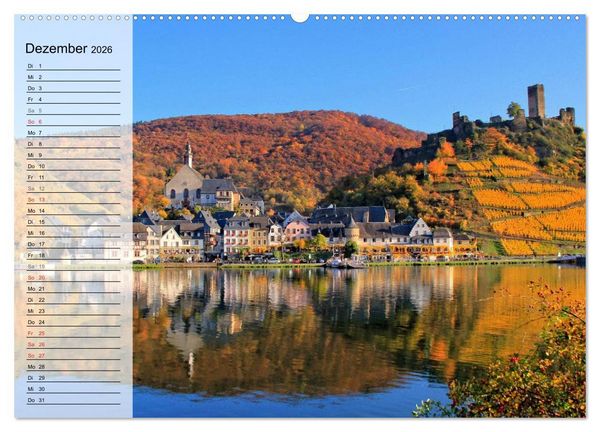 Produktbild: An der wundersch&ouml;nen Mosel (hochwertiger Premium Wandkalender 2026 DIN A2 quer), Kunstdruck in Hochglanz