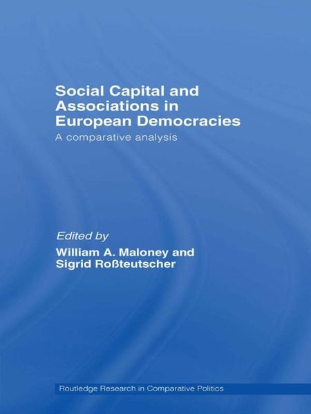 Produktbild: Social Capital and Associations in European Democracies