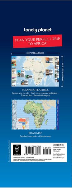 Produktbild: Africa Planning Map