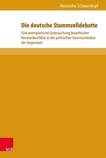 Produktbild: Die deutsche Stammzelldebatte