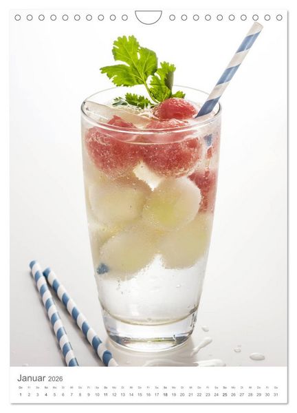 Produktbild: Erfrischendes Vitaminwasser (Wandkalender 2026 DIN A4 hoch), CALVENDO Monatskalender