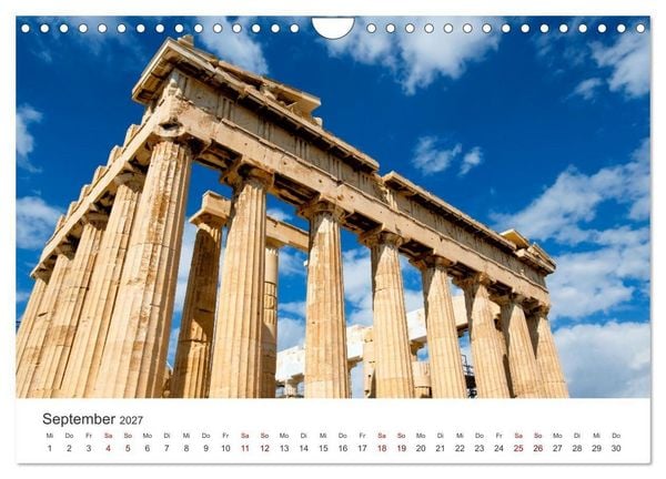 Produktbild: Griechenland - Eine Reise durch das Land der Antike. (Wandkalender 2027 DIN A4 quer), CALVENDO Monatskalender