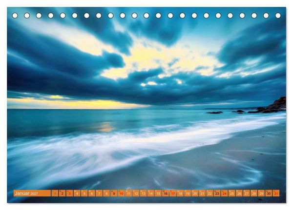 Produktbild: Ostsee in Langzeitbelichtung (Tischkalender 2027 DIN A5 quer), CALVENDO Monatskalender