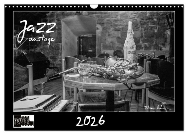 Produktbild: Jazz onstage (Wandkalender 2026 DIN A3 quer), CALVENDO Monatskalender