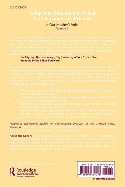 Produktbild: Indigenous Educational Models for Contemporary Practice