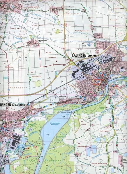 Produktbild: ATK25-L06 Lauingen (Donau) (Amtliche Topographische Karte 1:25000)