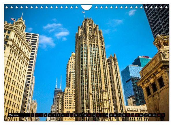 Produktbild: Chicago Impressionen (Wandkalender 2026 DIN A4 quer), CALVENDO Monatskalender