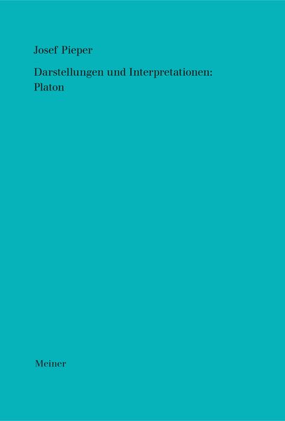 Produktbild: Darstellungen und Interpretationen: Platon