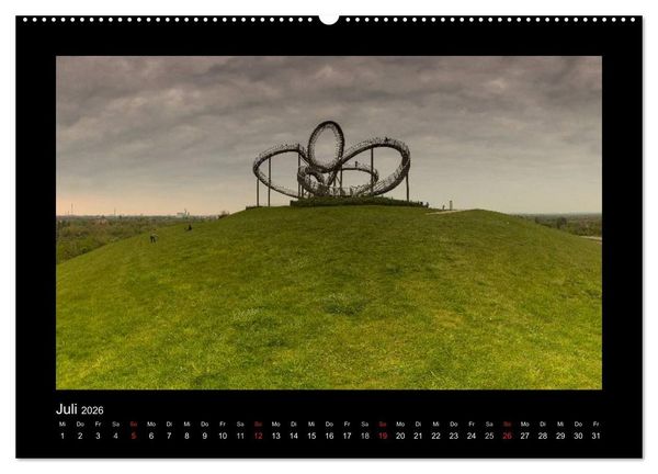 Produktbild: Berge und T&auml;ler im Ruhrgebiet (Wandkalender 2026 DIN A2 quer), CALVENDO Monatskalender
