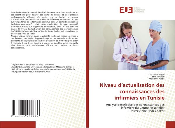 Produktbild: Niveau d'actualisation des connaissances des infirmiers en Tunisie