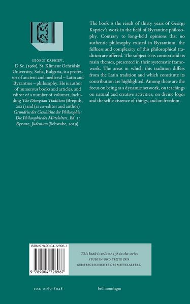 Produktbild: Byzantine Philosophy