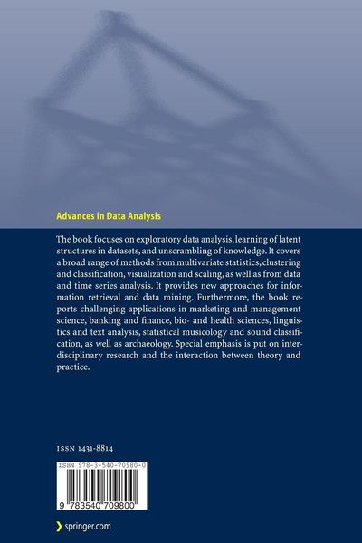 Produktbild: Advances in Data Analysis