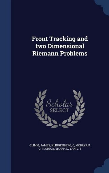 Produktbild: Front Tracking and two Dimensional Riemann Problems