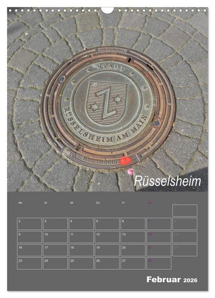 Produktbild: Faszination Kanaldeckel (Wandkalender 2026 DIN A3 hoch), CALVENDO Monatskalender