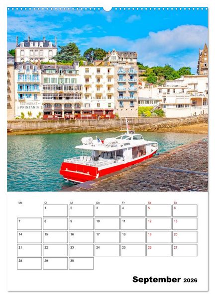 Produktbild: Malerische Bretagne - Reiseplaner (hochwertiger Premium Wandkalender 2026 DIN A2 hoch), Kunstdruck in Hochglanz