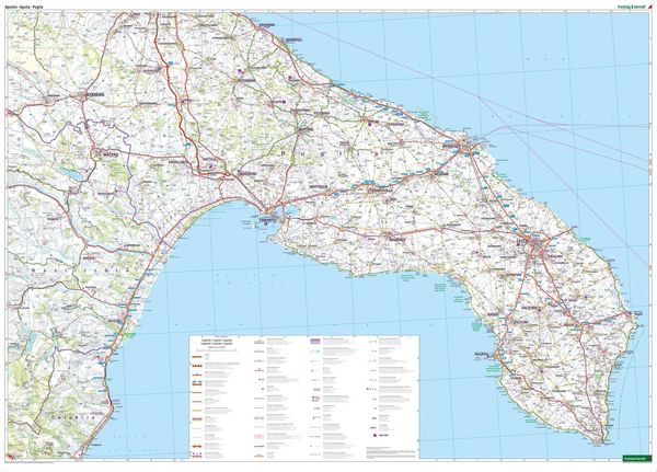 Produktbild: Freytag & berndt Stra&szlig;enkarte Apulien 1:150.000
