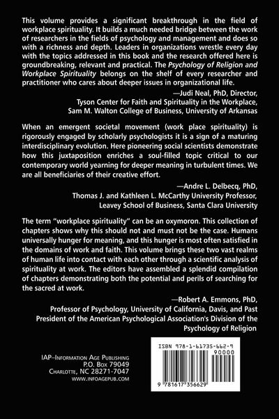 Produktbild: Psychology of Religion and Workplace Spirituality