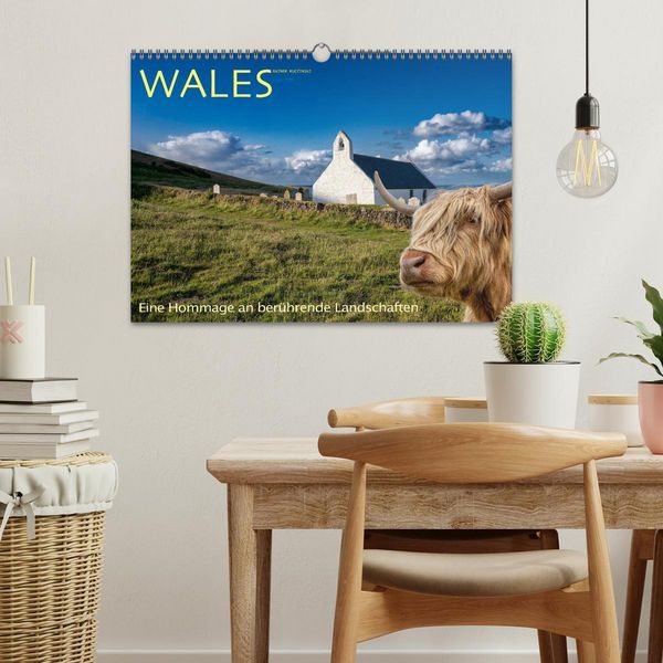 Produktbild: Wales - Eine Hommage an ber&uuml;hrende Landschaften (Wandkalender 2026 DIN A3 quer), CALVENDO Monatskalender