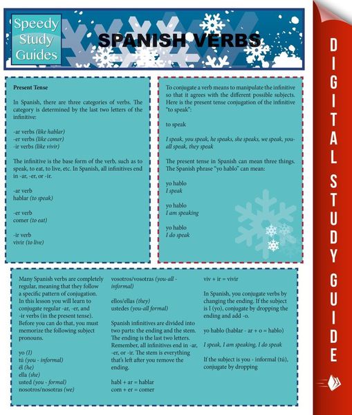 Produktbild: Spanish Verbs (Speedy Study Guides)