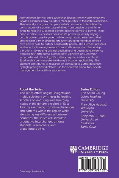 Produktbild: Authoritarian Survival and Leadership Succession in North Korea and Beyond