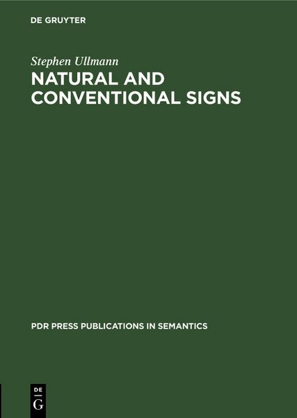 Produktbild: Natural and Conventional Signs