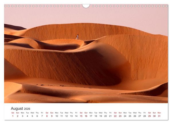 Produktbild: Desert dunes in Abu Dhabi (Wall Calendar 2026 DIN A3 landscape), CALVENDO 12 Month Wall Calendar