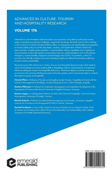 Produktbild: Tourism Policy-Making in the Context of Contested Wicked Problems