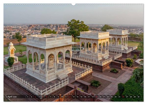 Produktbild: Indien, Rajasthan (Wandkalender 2026 DIN A2 quer), CALVENDO Monatskalender