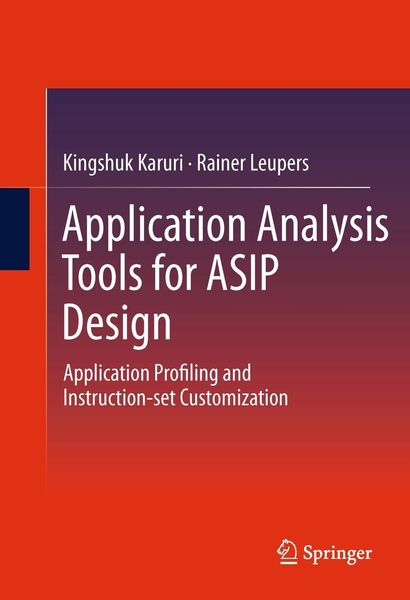 Produktbild: Application Analysis Tools for ASIP Design
