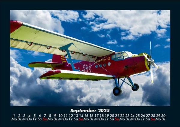 Produktbild: Flugzeuge 2025 Fotokalender DIN A5