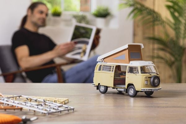 Produktbild: VW T2 Camper (Click System), Revell Bausatz zum Zusammenstecken mehrfarbig