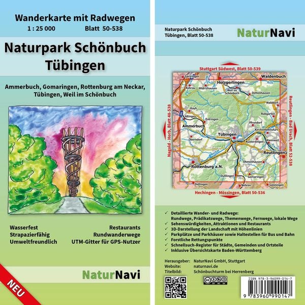 Produktbild: Naturpark Sch&ouml;nbuch - T&uuml;bingen