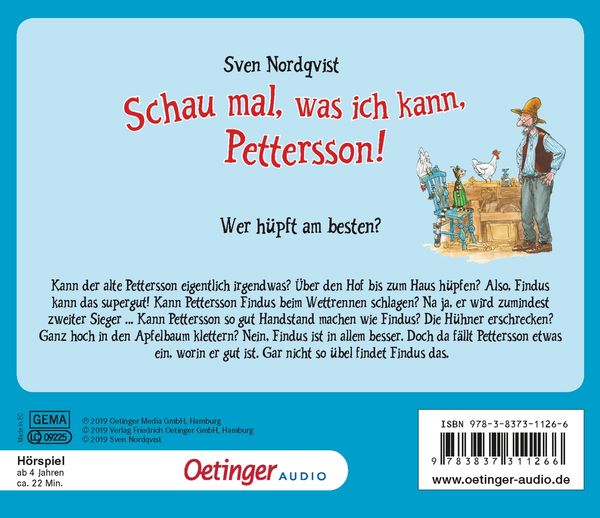 Pettersson und Findus. Schau mal, was ich kann, Pettersson!