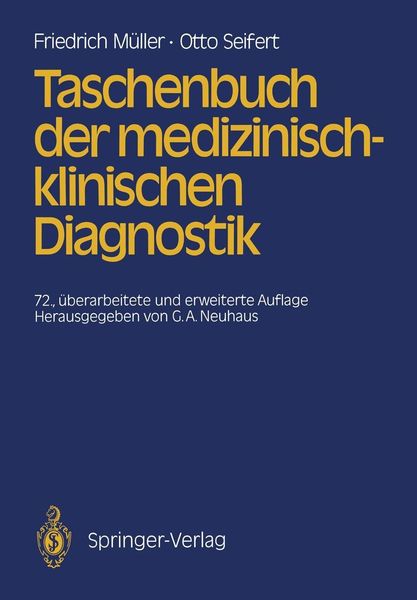 Produktbild: Taschenbuch der medizinisch-klinischen Diagnostik