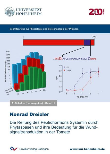 Produktbild: Die Reifung des Peptidhormons Systemin durch Phytaspasen und ihre Bedeutung f&uuml;r die Wundsignaltransduktion in der Tomate