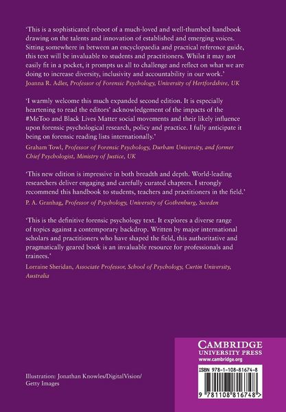 Produktbild: The Cambridge Handbook of Forensic Psychology