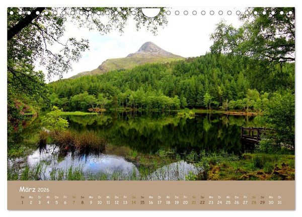 Produktbild: Schottische Highlands (Wandkalender 2026 DIN A4 quer), CALVENDO Monatskalender