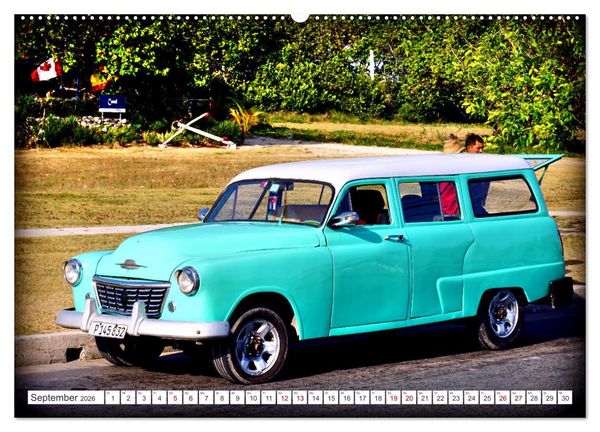Produktbild: PLYMOUTH - Best of Station Wagons (Wandkalender 2026 DIN A2 quer), CALVENDO Monatskalender