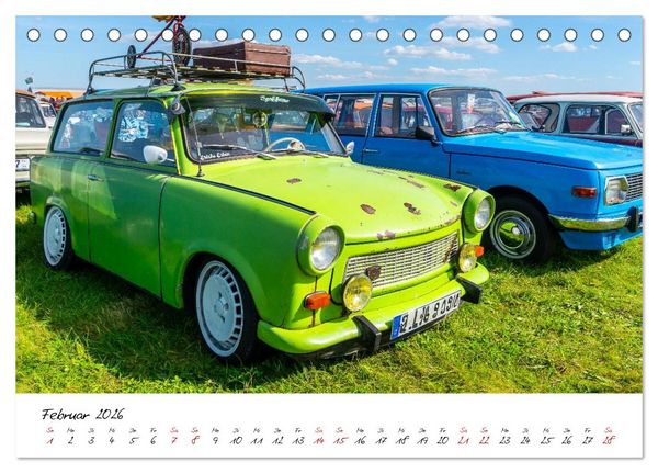 Produktbild: Trabi-Treffen (Tischkalender 2026 DIN A5 quer), CALVENDO Monatskalender