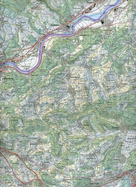 Produktbild: Swisstopo 1 : 50 000 Seetal Brugg